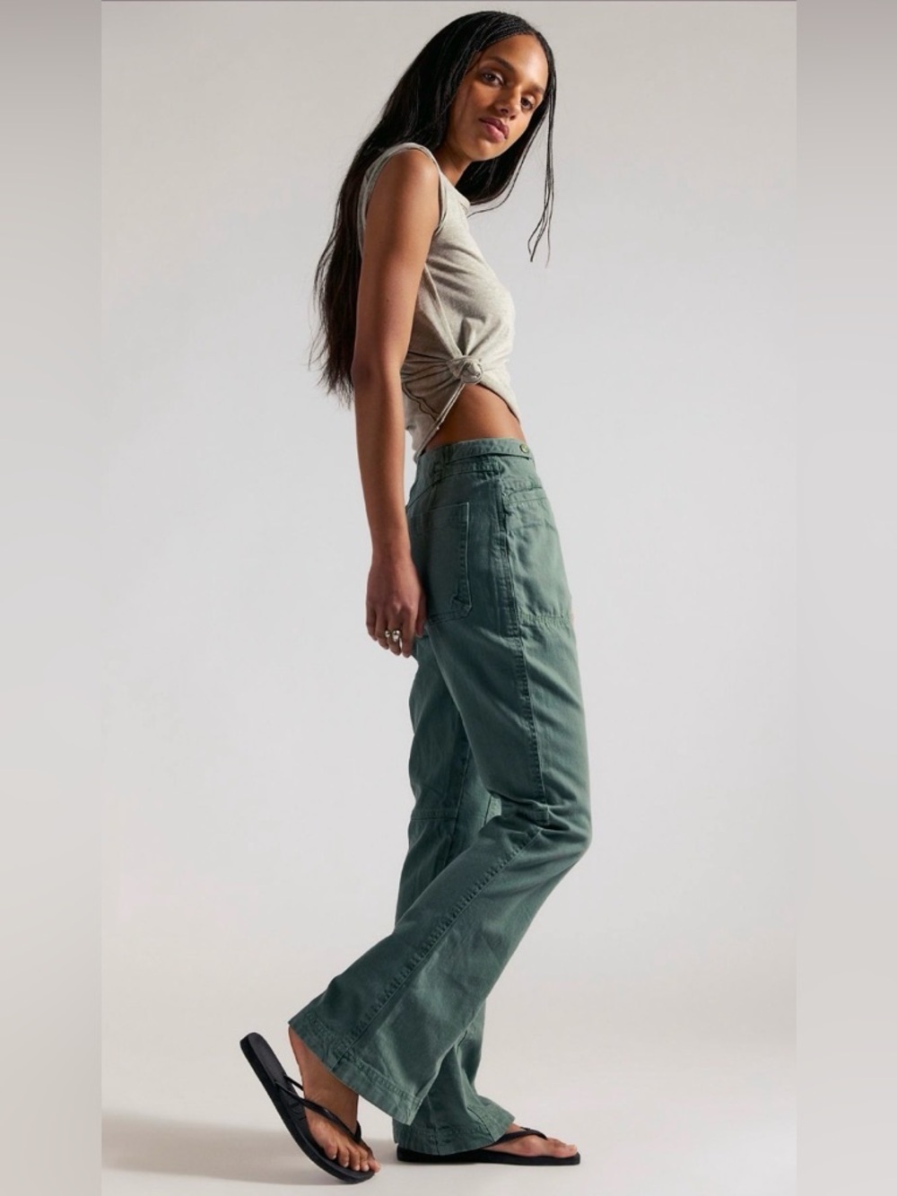 We the‎ Free Low-Rise Venus Bootcut Pants NWOT forest run - Picture 8 of 9